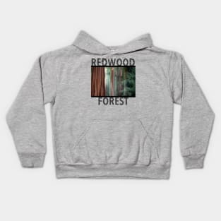 Redwood Forest Painting Kids Hoodie